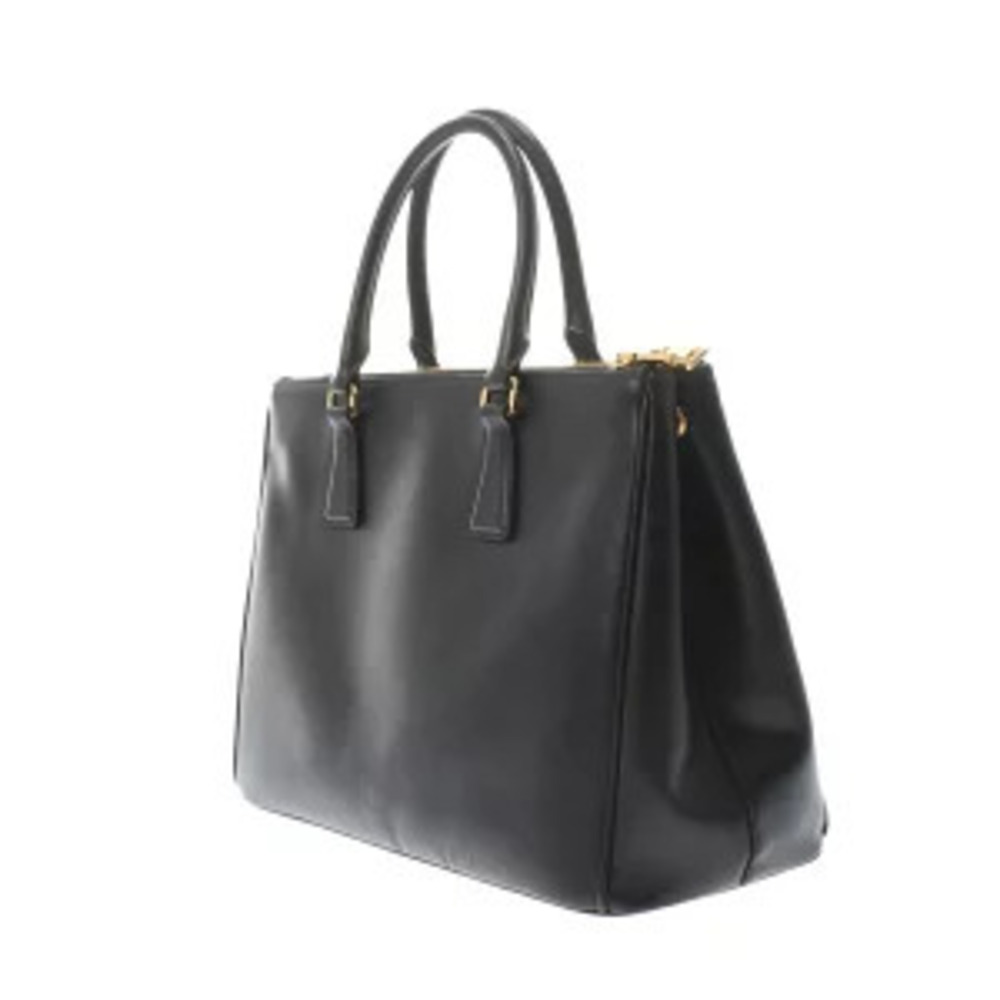 Prada Saffiano Black Bag Leather Tote Galleria
